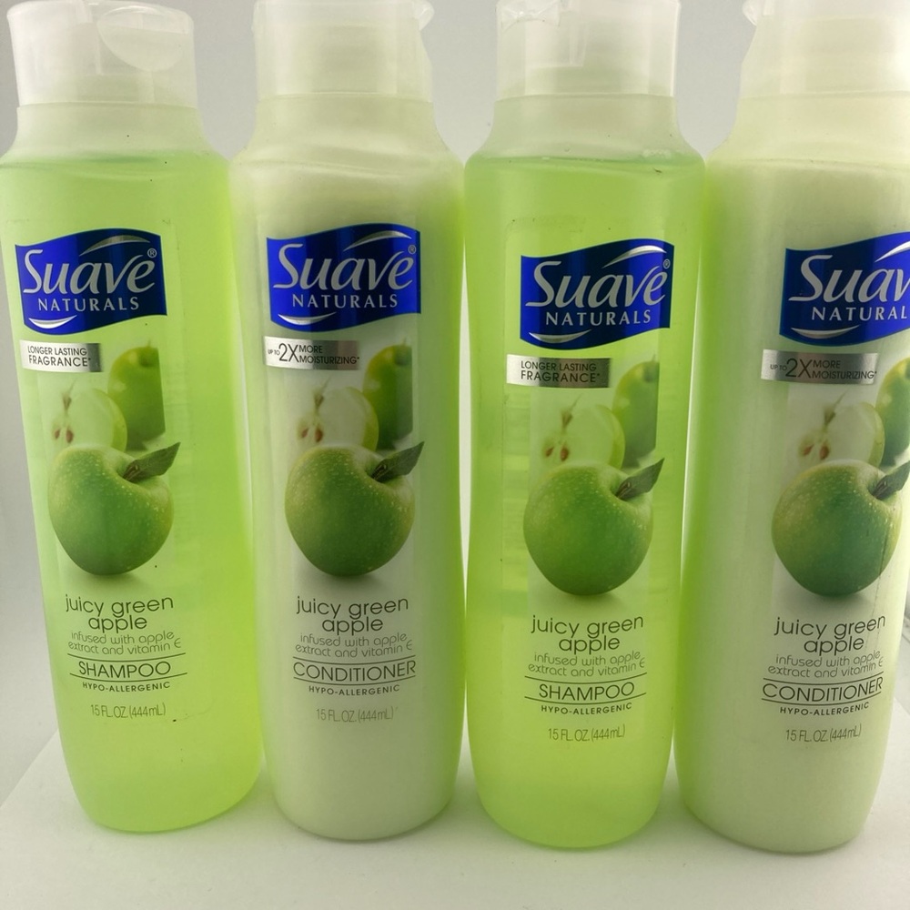 Suave Naturals Juicy Green Apple 2 Shampoo 2 Conditioner DISCONTINUED